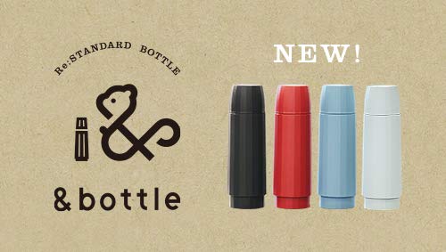 Tiger Water Bottle 300ml with Lightweight Mug Vacuum Insulated Smoky Blue Cup, Bottle, Bottle, Heat/Cold MSK-A030AS