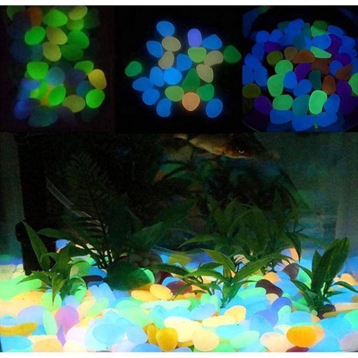 300 Luminous Stones, Aquarium Pebbles, Garden Decoration Pebbles, Luminous Stone, Fluorescent Decoration