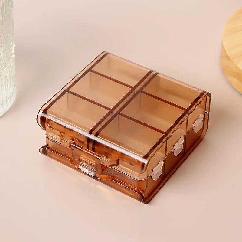 New Daily 12 Grids Portable Travel Premuim Pill Case Organizer Box Storage Container for Medicine Vitamin Supplement Fish Oils