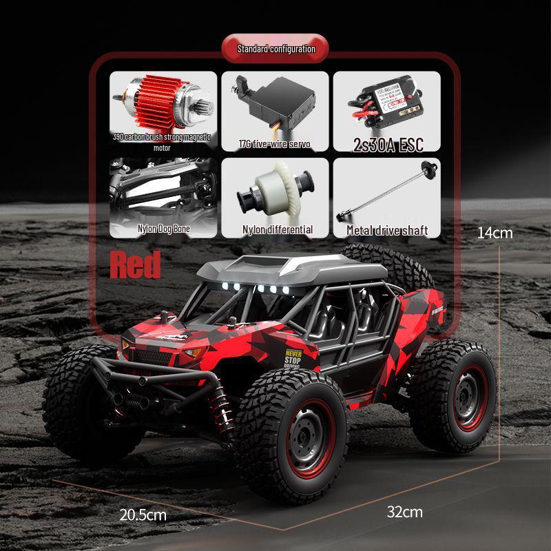 4WD Remote Control Off-Road Vehicle for Kids - High-Speed, High Horsepower, Climbing, with Lights, Super Fast, Anti-Collision Gift