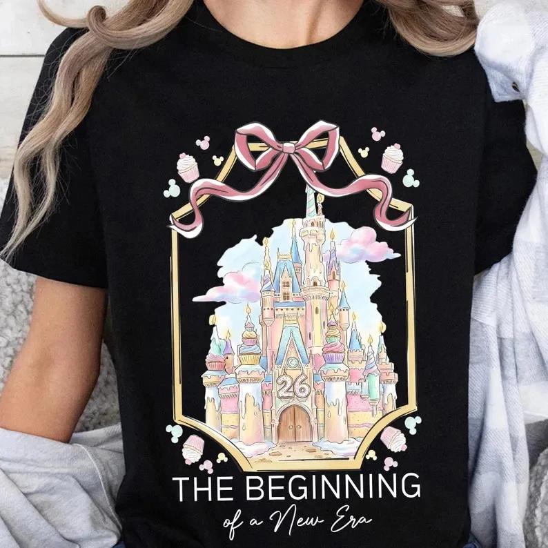 The Beginning Of A New Era Magical Castle Black TShirt Size S4XL S