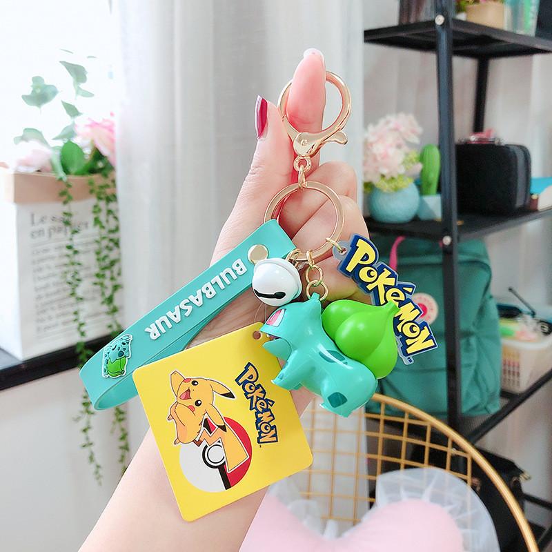 

Authentic Pokmon Keychain Adorable Pikachu Pvc Figure Gift For Kids And Collectors Bulbasaur
