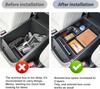 Center Console Organizer Tray for 2025 Nissan Murano SV/SL/Platinum Armrest Storage Box Secondary Interior Storage Accessories