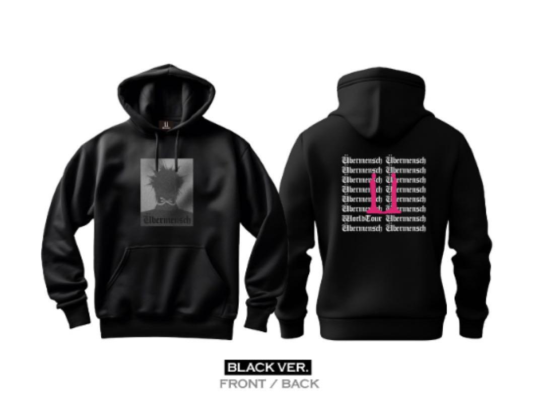 

[USED] G-DRAGON Hoodie Black Seoul Con Jiyong Gift a card