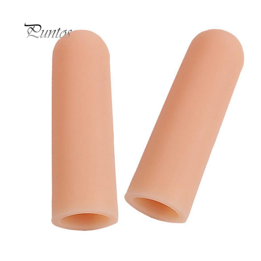 

Забота о здоровье 1 пара мягких силиконовых чехлов для большого пальца трубки, защитные рукава для пальцев