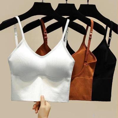 Sexy tílko Černá Halter Crop Tops Ženy Léto Camis Košilka bez zad Móda Ležérní Trubkový top Dámská zkrácená vesta bez rukávů