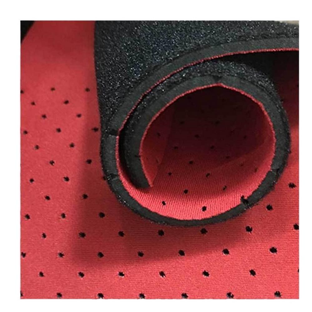 

New 3mm Neoprene Material OK Cloth Perforated Cloth Composite SBR Neoprene OK Cloth Sewing for Running, Arthritis Tennis, 45x135cm красный