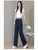 Women's High Waist Tencel Summer Jeans - Ultra-Thin, Ice Silk, Plus Size, Straight, Slimming, Loose, Wide, and Narrow Leg Options Available.