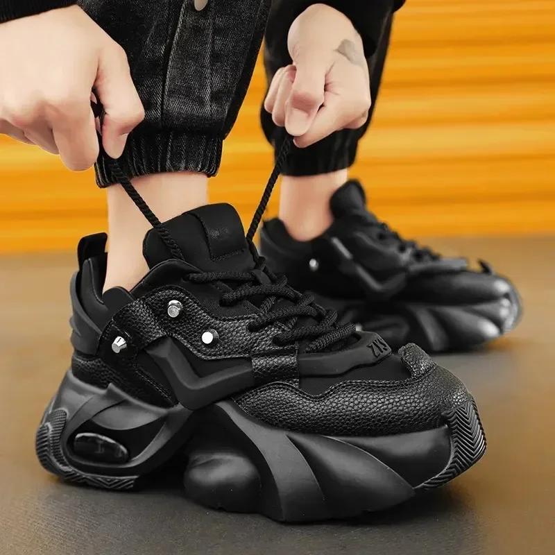 Fashion Luxury Mens Shoes Fashion Height-increasing Casual Shoe Designer Platform Sneakers for Men Sport Running Shoes Zapatillas Hombre