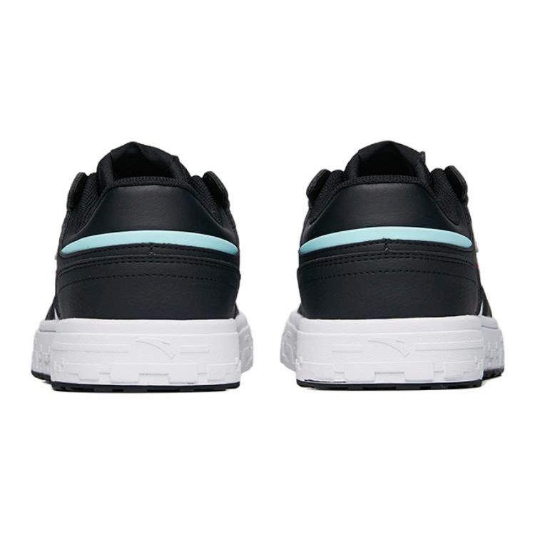 Anta Youth  Kids Street Skate Shoes Non-Slip Durable Low-Top Kids sneaker White Black 312238002-3