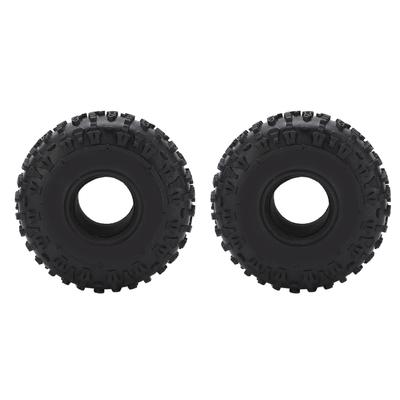 2.2 Inch RC Rubber Tires Wear Resistant Durable RC Tires for SCX10 1/10 RC and 2.2 Inch Wheels