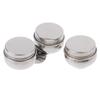 Stainless Steel Paint Palette Single Double Hole Oil Paint Dipper Drum Art Painting Tool