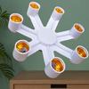 Heat Resistant Light Bulb Converter, E26/E27 Socket Adapter, Safe and Durable