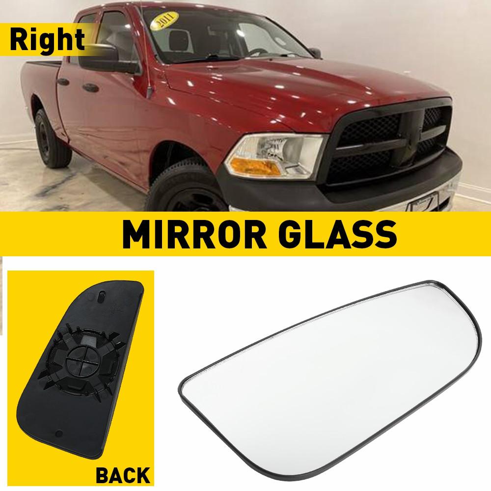 1Pcs Left Right Exterior Side Rearview Mirror Glass for Dodge Ram 1500 2500 3500 4500 5500 Truck with OE Factory Tow Mirrors