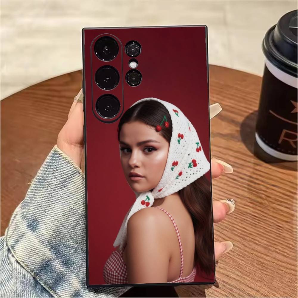 Selly S-SelenaS G-Gomez Phone Case For Samsung S25,S24,S21,S22,S23,S20,Ultra,S26,Plus,Fe,Note,5G Black Cover