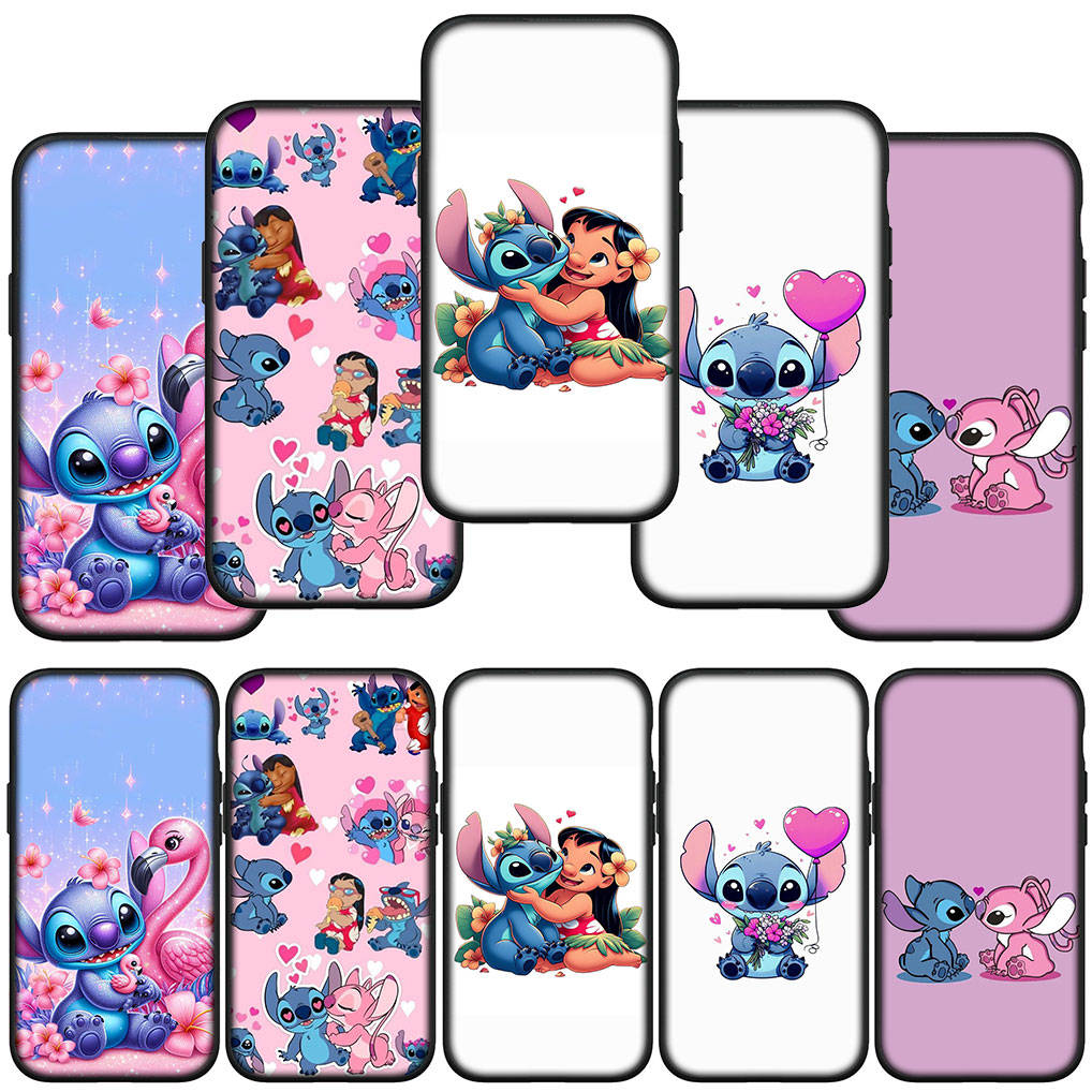 

для Samsung Galaxy S24 S23 iPhone 15 14 Xiaomi Redmi Note 13 12 11 8 Plus 10 9 Pro Max X XR чехол для телефона Lovely Lilo Comics Stitch OPPO A15 Huawei Cover