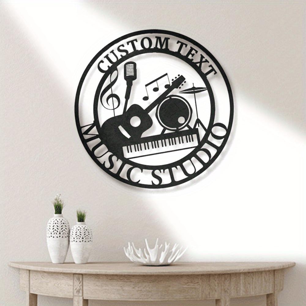 Metal Wall Art Gym Decor Fitness Plaque Home Gym Studio Rustic Design Workout Gift Easy Install