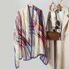 E-commerce Buckle Thin Women's Summer Travel Outer Shawl Scarf High-quality Printed Shawl