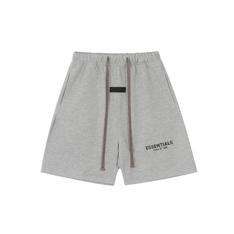 Základy 3D Silikonový Potisk Bavlněné Tričko Šortky Set Unisex Volný Streetwear Outfit