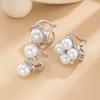 Baroque Metal Ring Set INS Style Imitation Pearl Hollow Joint Ring