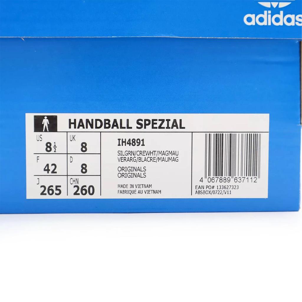 IH4891 Adidas Originals Handball Spezial Silver Green Cream White (Men 's)