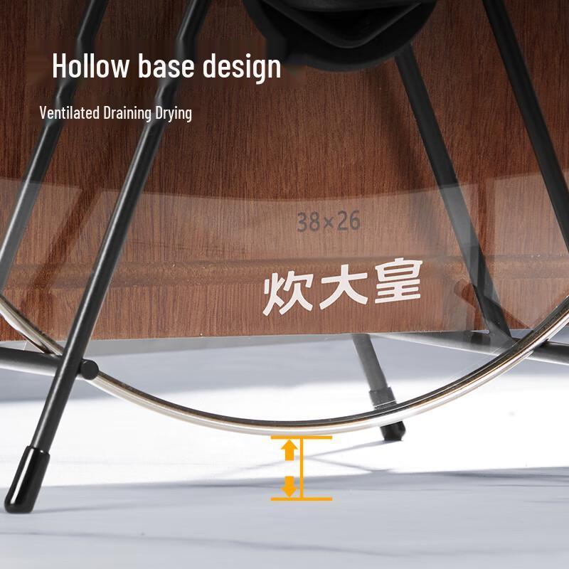 Chui Da Huang 3-Tier Kitchen Pot Lid & Cutting Board Rack