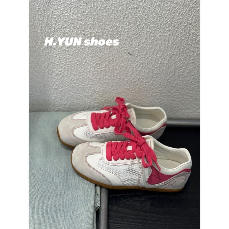 

Spring new mesh breathable women s versatile and comfortable student shoes casual running sports shoes women 40 червоний