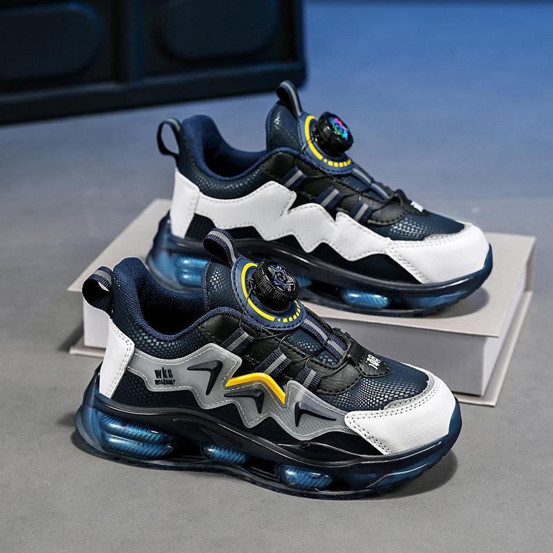 Older Children and Boys Button Shoes Spring and Autumn Soft-soled Running Children's Shoes Sports Shoes Boys 2025 New Lightweight 7-12 Years Old