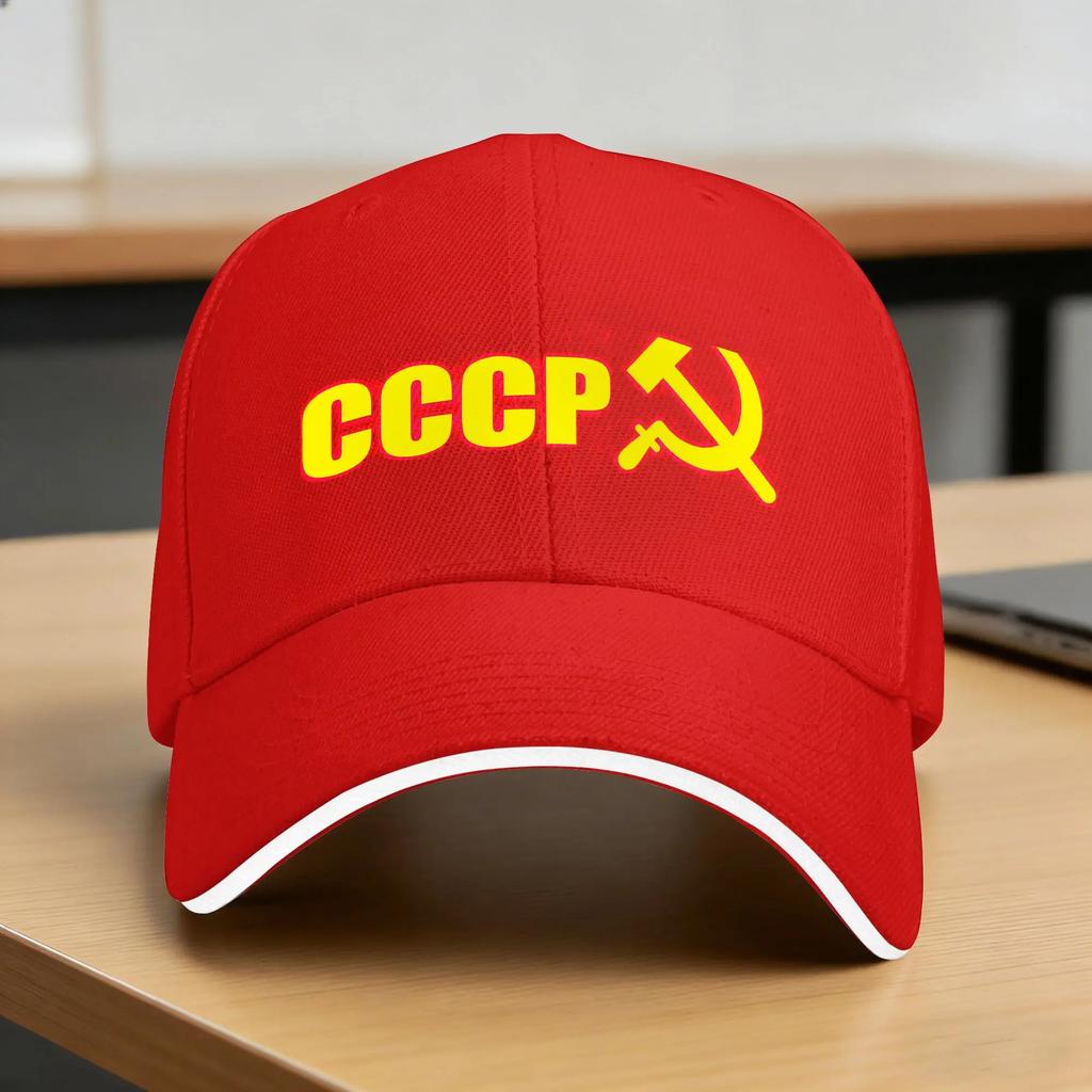CCCP Logo Baseball Cap Outdoor Sport High Quality Trucker Hat Women Unisex Casual Design Baseball Caps