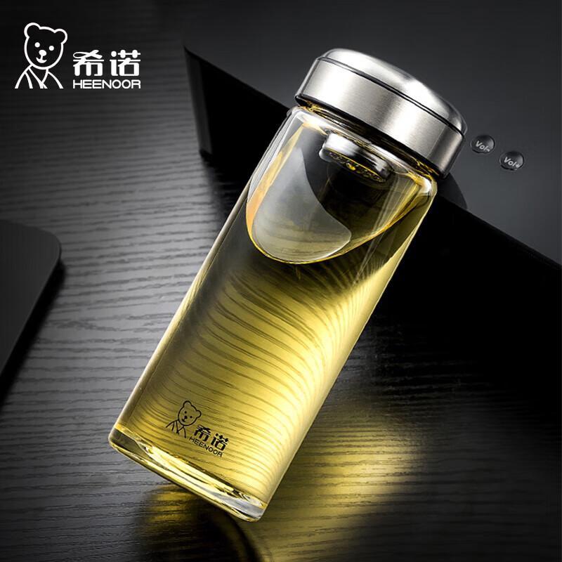Xinuo Portable Single-Layer Glass Water Bottle