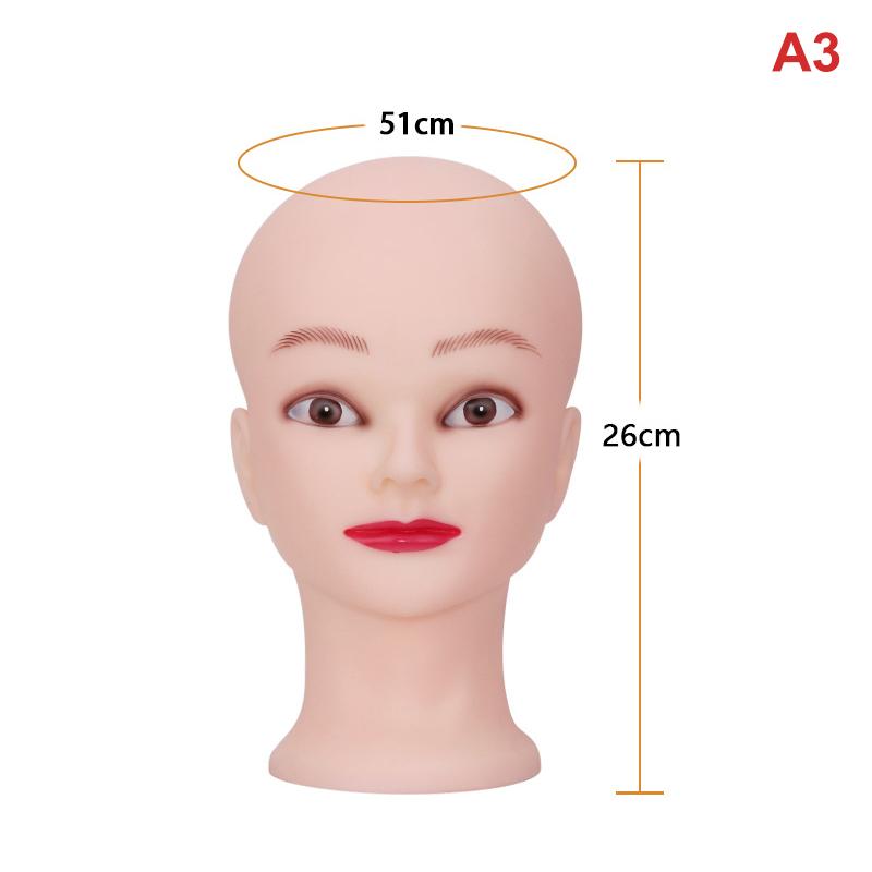 Hair Training Head Female Male Headdoll Mannequin Head Training Head For Wig Making Hairdresser Hairstylist Practice