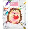 Ohuhu Illustration Pens, 60 Colors, Ultra Fine Art Marker Pens, Water-based Pens, Watercolor Pens...