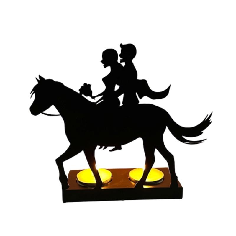 Love Heart  Holder Wedding Candlestick for Table Centerpieces Home Holiday 55KF