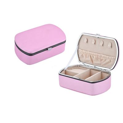 Fashion PU Leather Jewelry Packing Box Necklace Bracelet Organizer Earrings Rings Holder Dustproof Jewelry Storage Case Watch