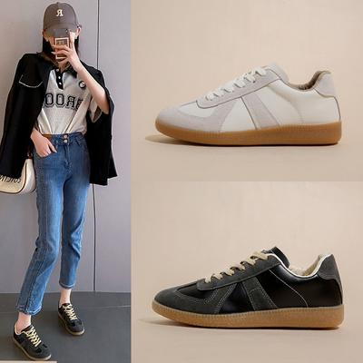 German Training White Shoes for Women Couples Spring and Summer New Breathable Trendy Jogging Casual Shoes for Women Internet Celebrity