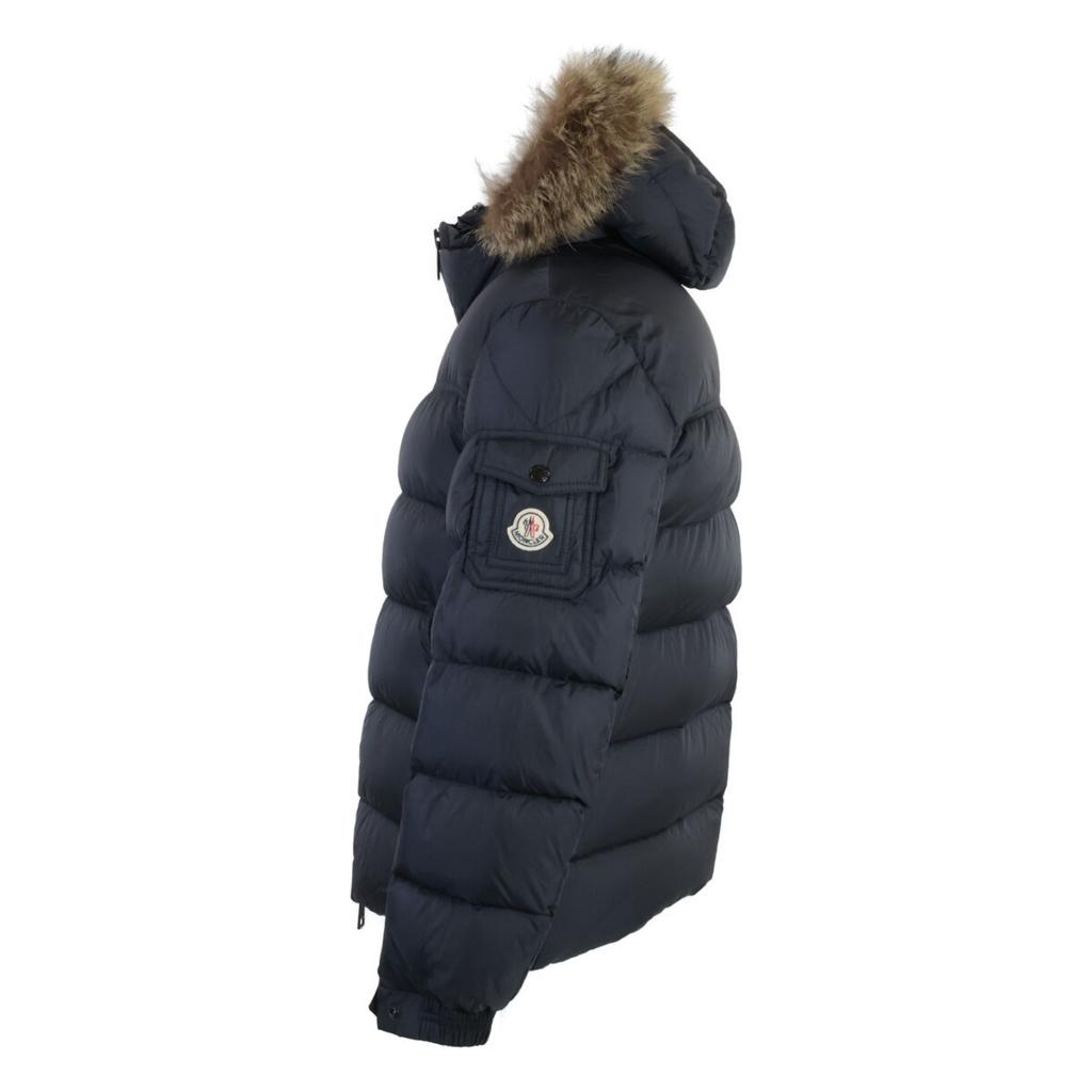 MONCLER MARQUE Marc fur down jacket Jacket 1 NavyUsed