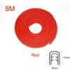 Car Door Edge Scratch Protector with Steel Disc Bumper Trim Edge Scratch Protector Strip Sealing Guard Styling Protector Decor Interior Mirrors 6