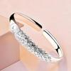925 Sterling Silver Peacock Opening Screen Bracelet For Women Luxury Designer Texture Open Bracelets Party Original Jewelry Gift
