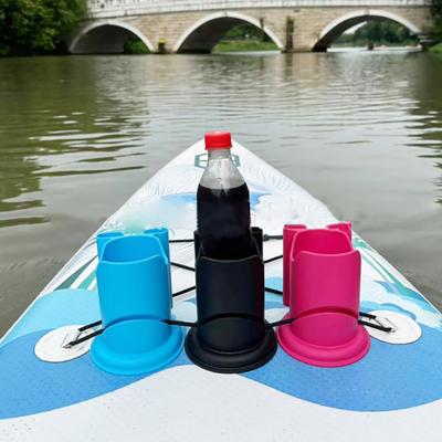 Paddle Board Cup Holder Universal Kayak Drink Cup Multifunctional Anti-flip Board Cup Surf Water Bottle Rack