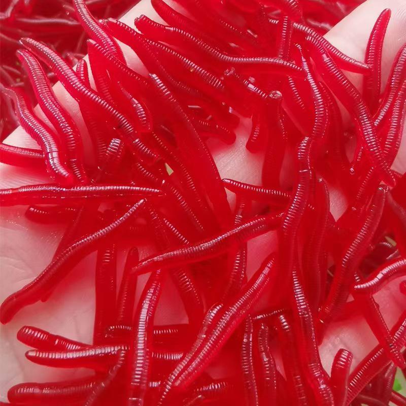 Fishy Bloodworm Soft Lure: Bionic Imitation Earthworm Bait