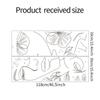 Minimalist Hand-Drawn Line Art Woman Wall Sticker Self-Adhesive Removable for Bedroom Living Room Background Wall Decoration