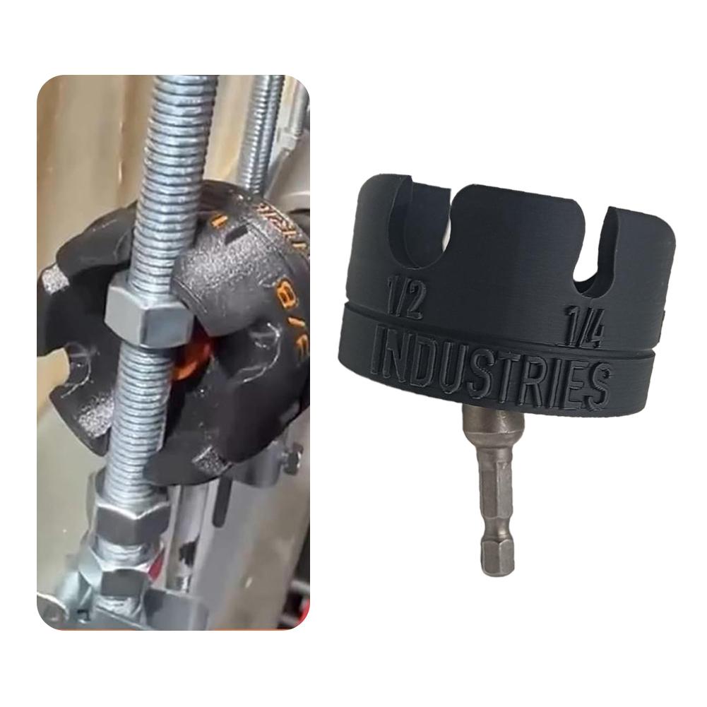 

Universal Nut Zipper Drill Attachment for Fast Nut and Bolt Removal Portable Nut Drill Socket Wrench Tool Plastic Nut Drill Bit spain