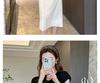 2024 Summer High-End Women's Petite Knit Shoulder Dress - Hip-Hugging, Slimming, Short Sleeve, Elegant Long Style