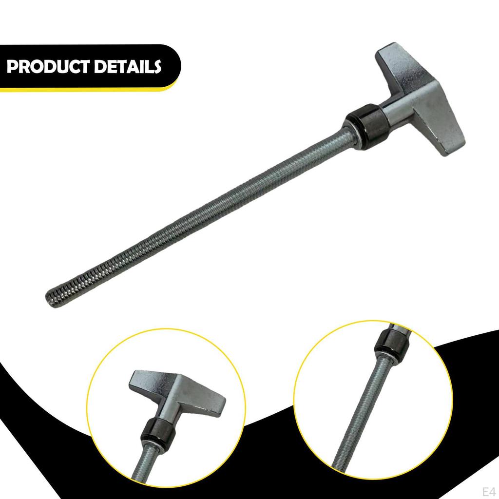 Beckenständer Flügelmuttern Schraube M6 Verstellbares Schlagzeugzubehör für Schlagzeuger Universell Robust Zinklegierung,