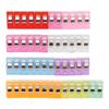 50pcs Quilting Clips Axe Shape Mix Colors Plastic Sewing Clips Transparency Bright Colour Fabric
