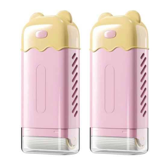 1/2/3Pcs Bear-Shaped Rolling Soap Holder Easy to Clean Multipurpose Bathroom Foaming Soap Box with Roller Bubble Case