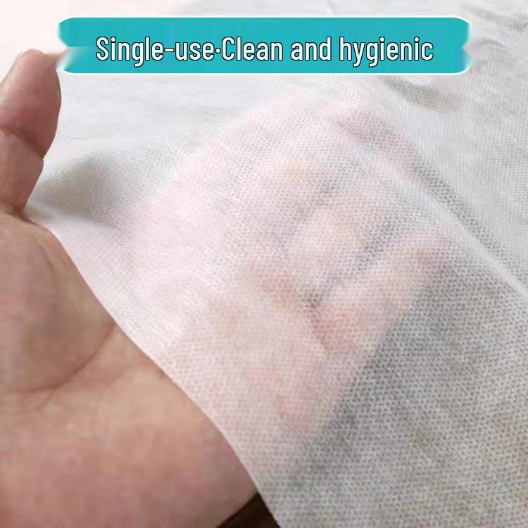 100 Disposable Waterproof Bed Sheets with Hole, Non-woven, Oil-Proof, Sterile, and Breathable for Beauty Salons.