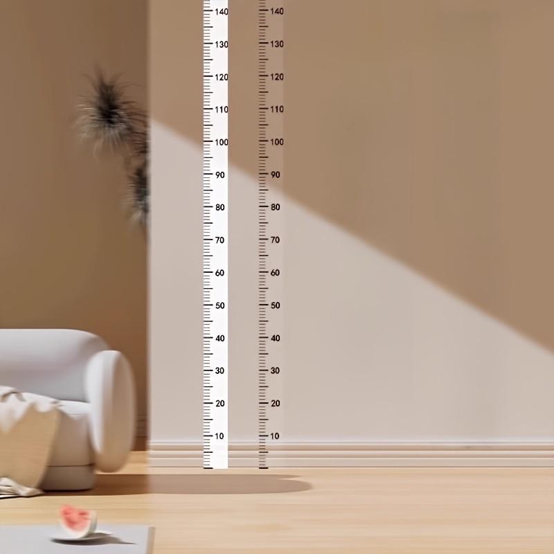 Transparent Wall Sticker with Height Measurement for Kids' Room