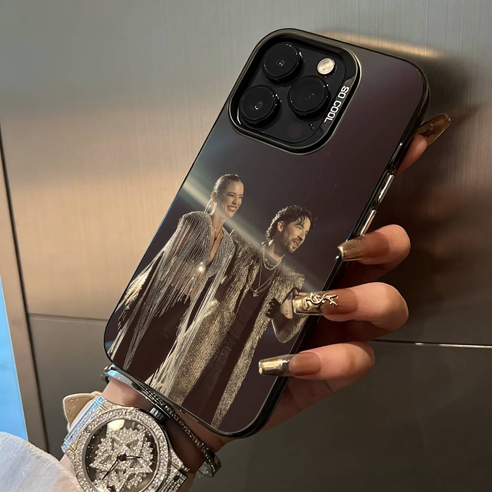 Q-Queen of Flow -La Reina D-Del Flow Phone Case For IPhone17 16 11 12 13 14 15 16 Pro Max Plus Cover Colored Silver Funda Bumber