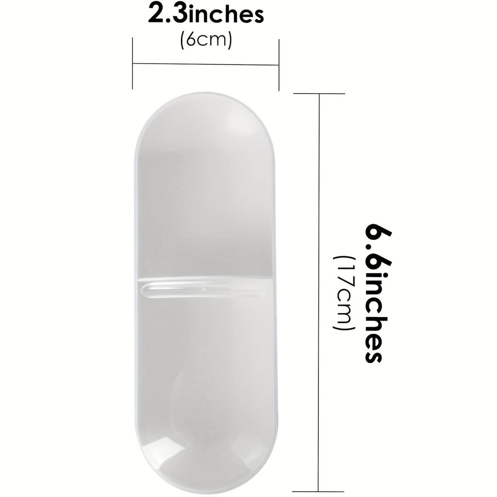 2Pack Travel Sticky Note Holder, Plastic Container Dispenser, Portable Makeup Sponge Storage Box, Small Portable Toiletry Organizer with Lid,